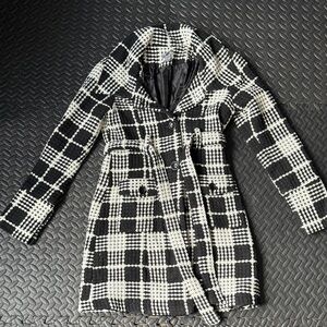 Poetry Black and White tweed Blazer